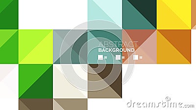 Modern geometric presentation background Vector Illustration