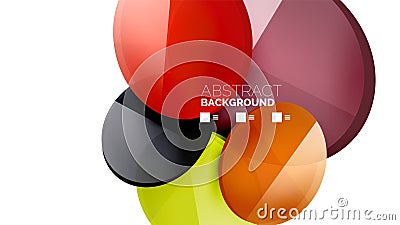 Modern geometric presentation background Vector Illustration