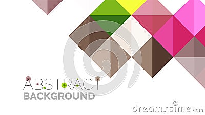 Modern geometric presentation background Vector Illustration