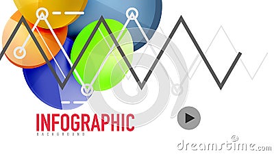 Modern geometric presentation background Vector Illustration