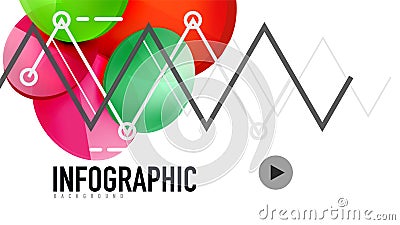 Modern geometric presentation background Vector Illustration