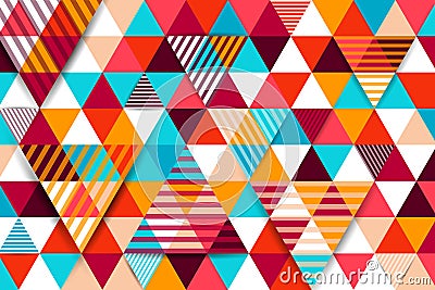 Modern geometric shapes background Vector Illustration