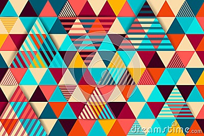 Modern geometric shapes background Vector Illustration