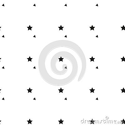 Modern Geometric Star Pattern. Vector Star Pattern Background Vector Illustration