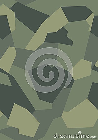 Repeats seamless army green hunting pattern for cloth, car or weapon Vector Illustration