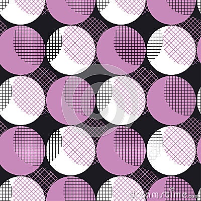 Modern geometry seamless pattern Vector Illustration