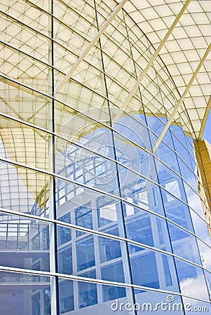 Modern Glass Building Stock Photo