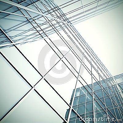 Modern glass skyscraper Stock Photo