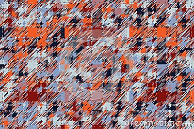 Modern glitch background. Color geometric abstract pattern vector Vector Illustration