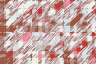 Modern glitch background. Color geometric abstract pattern vector Vector Illustration
