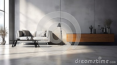 modern grey floor background Cartoon Illustration