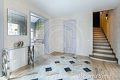 Modern hallway in luxury apartment Editorial Stock Photo