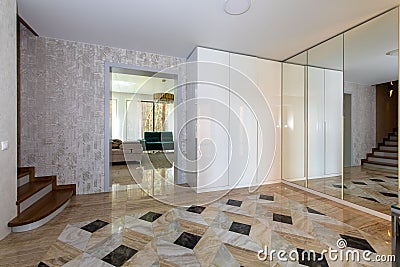 Modern hallway in luxury apartment Editorial Stock Photo