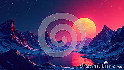 Modern hero image website landing page design, creative, interface, header Stock Photo