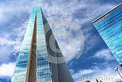 Modern High Rise Buildings Mexico City Mexico Editorial Stock Photo