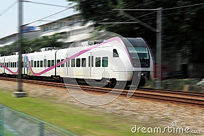 Modern High Speed Train Stock Photo