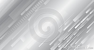 Modern high-tech background for presentations and websites. Abstract background with glowing dynamic lines. Futuristic grey Vector Illustration
