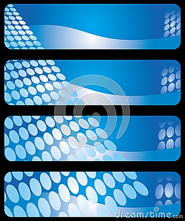 Modern horizontal banners Vector Illustration