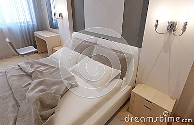 Modern hotel apartment Stock Photo