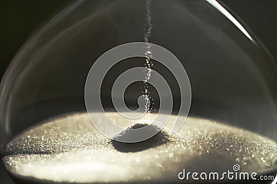 Modern Hourglass. symbol of time. countdown Stock Photo