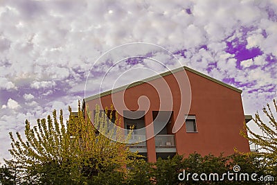 Modern house Stock Photo