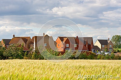 Modern housing Stock Photo