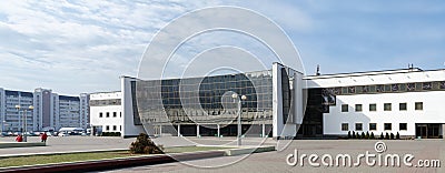 Modern Ice Palace, Gomel, Belarus Editorial Stock Photo