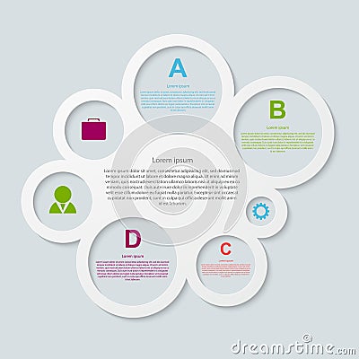 Modern infographic. Design elements. Vector Illustration