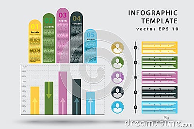 Modern infographic template Vector Illustration