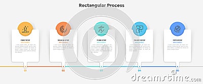 Modern Infographic Vector Template Vector Illustration