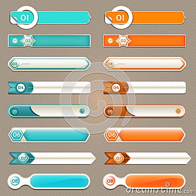 Modern infographics options banner. Vector illustration. can be used for workflow layout, diagram, number options, web design Vector Illustration