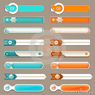 Modern infographics options banner. Vector illustration. can be used for workflow layout, diagram, number options, web design Vector Illustration