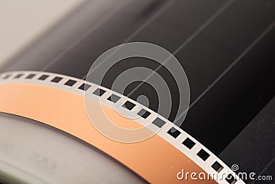 Modern infrared warm floor, background. Close-up Stock Photo