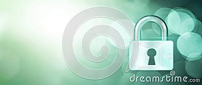 Modern infrastructure needs secure communication networks for protecting data and securing systems Stock Photo