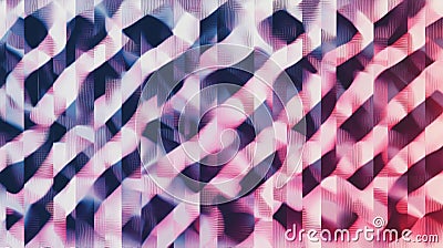 Modern interpretation of classic houndstooth pattern with gradient colors and transparency effects Stock Photo
