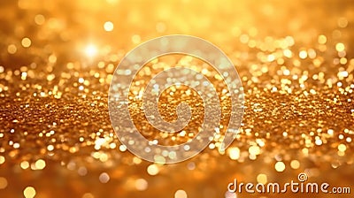 a modern jewelry golden inspired wallpaper artwork, ai generated image Stock Photo