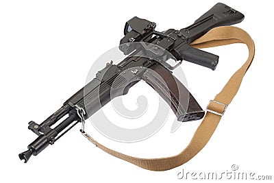 Modern kalashnikov assault rifle Stock Photo