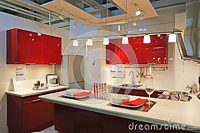 Modern kitchen Editorial Stock Photo