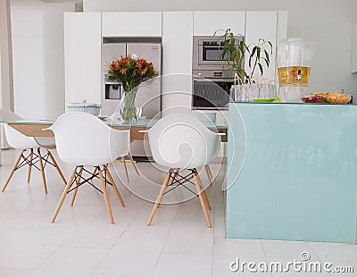 Modern contemporary kitchen Stock Photo