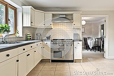 Modern Kitchen Stock Photo