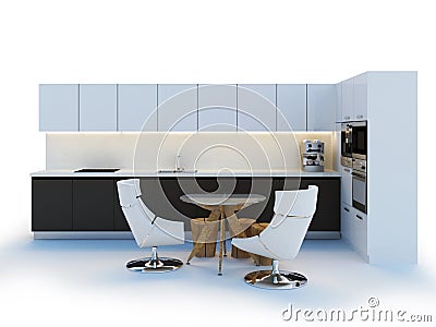 Modern kitchen Stock Photo