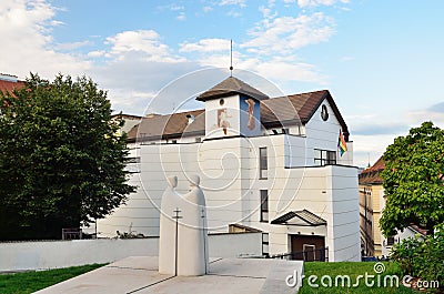 Modern landmark of the ancient city Brno Stock Photo