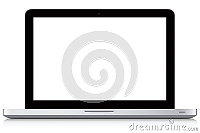 Modern Laptop Stock Photo