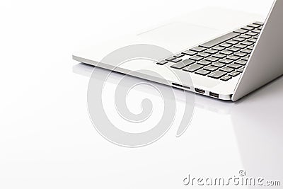 Modern laptop computer Stock Photo