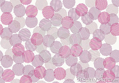 Digital Polka Dot Camo Seamless Vector Pattern Vector Illustration