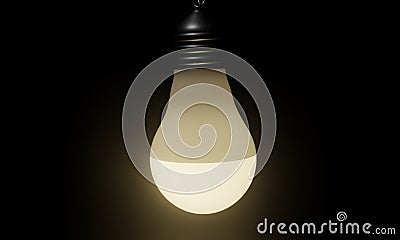 3D led lamp Stock Photo