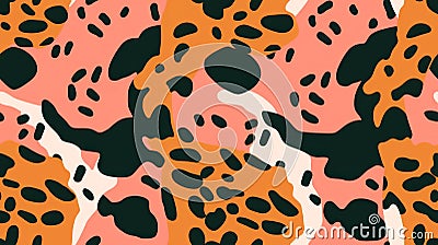, Modern leopard semless pattern. Exotic seamless vector background. Trendy safari texture. Stock Photo
