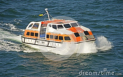 Modern Lifeboat Editorial Stock Photo
