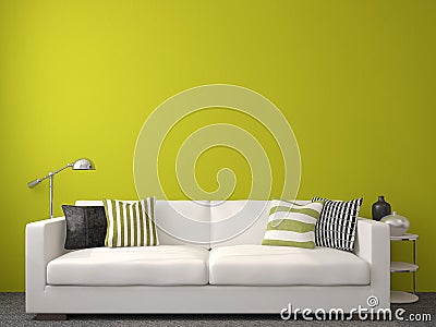 Modern living-room Stock Photo