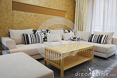 Modern livingroom Stock Photo